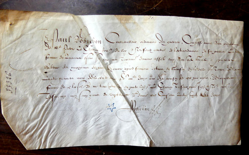 1592 parchemin pour - parchemin,