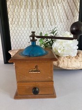 525⚜️ Ancien Moulin à Café en Bois Marque Grulet Vintage Authentique
