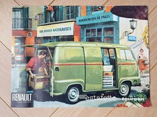 Brochure / Catalogue Renault Estafette Fourgon automobile Voiture Collection