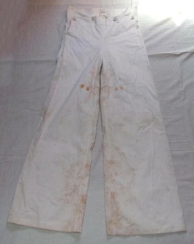 Pantalon blanc pont - blanc, à