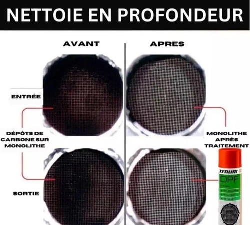 Nettoyant fap sans - sans, démontage