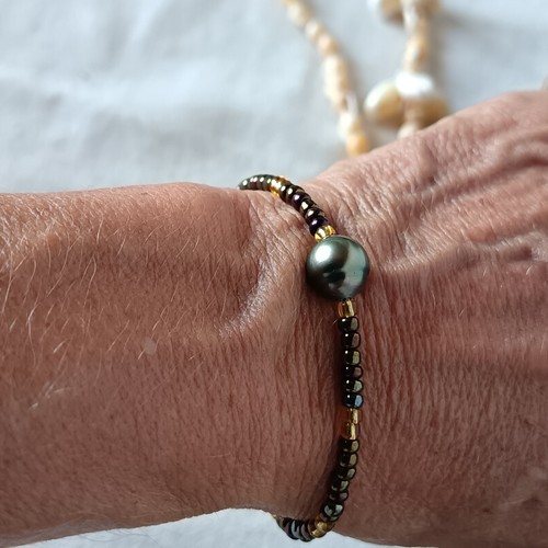 Bracelet fantaisie perle - bracelet,