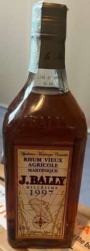 Rhum bally millésime 1997 - bally,