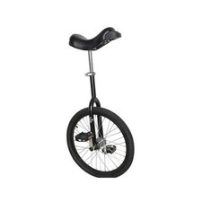 Monocycle 20" noir mat tige de selle reglable (roue alu) - Accessoire Vélo
