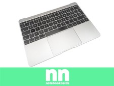 MacBook 12" A1534 Couvercle Supérieur Clavier QWERTZ Allemand Gris 2016 2017