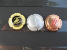 LOT DE 3 Capsules de champagne
