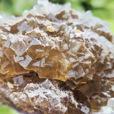 Fluorite jaune avec Baryte et