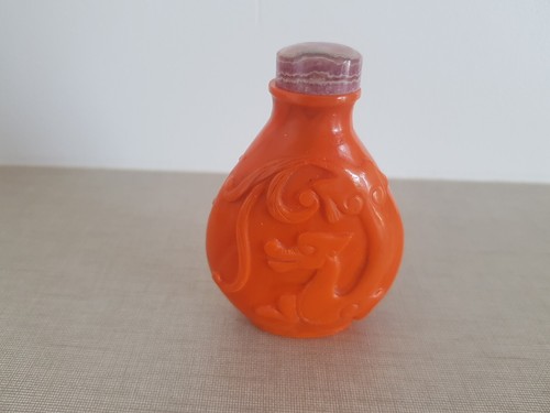 Tabatière chinoise verre - tabatière,