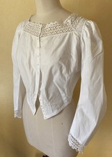 Ancien Caraco , Coton Blanc -