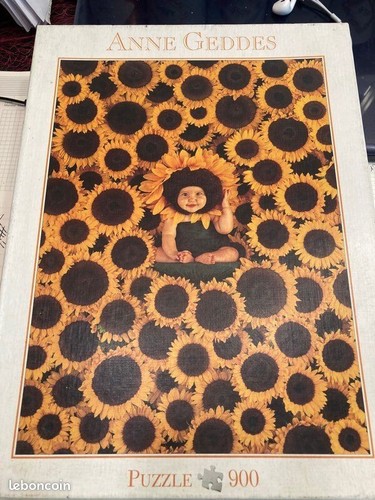 Puzzle tournesol 900 pièces - puzzle,