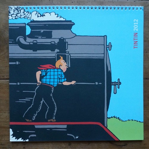 Tintin calendrier 2012 - tintin,
