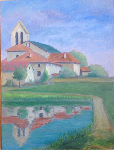 Huile sur panneau - huile,