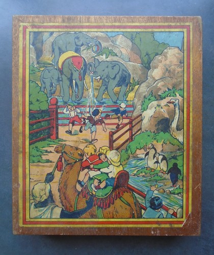 Ancien jeu cube bois - cube, vintage