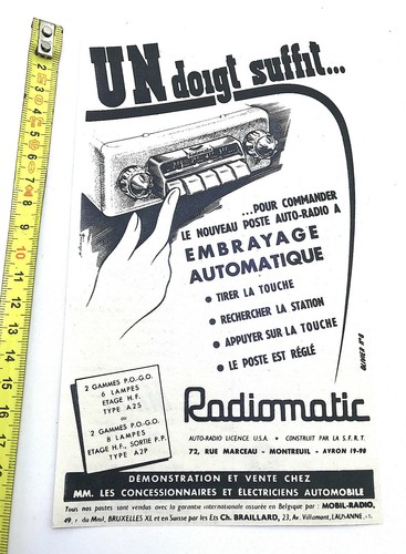 Ancienne affiche publicitaire - ancienne,
