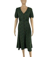 Robe Midi À Manches Courtes V