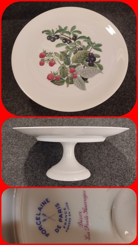 Coupe sur pied porcelaine - pied, de