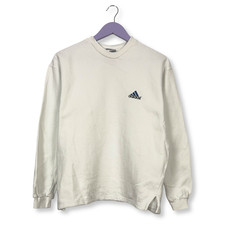 Sweat Adidas Vintage Blanc À