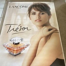 Affiche Poster Original Parfum Lancome Trésor Paris Penelope Cruz 120x175Cm