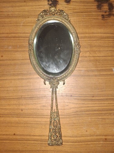 Superbe miroir face main en - miroir,