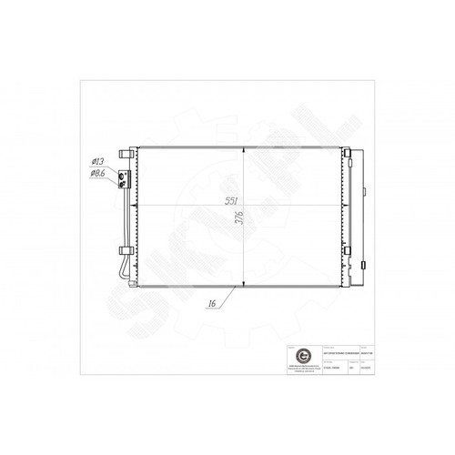 Condensateur climatisation - condensateur, de