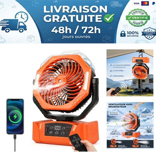 Ventilateur camping - ventilateur,