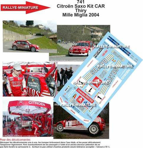 Decals ref 0741 - 0741, citroen