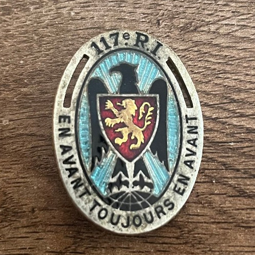Insigne militaire n645 117e - insigne,