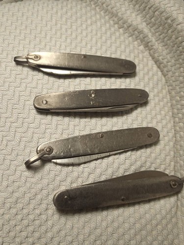 Lot couteaux suisses anciens - 3,