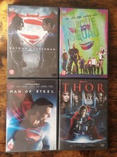 LOT 4 SUPER DVD batman vs superman MAN OF STEEL THOR SUICIDE SQUAD 