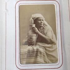 PHOTO CDV ANCIENNE Portier Alger Afrique du Nord Algérie PHOTOGRAPHIE Fin XIXè