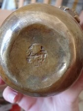 Ancienne théière chinoise en bronze Chine chinese asie antique dragon teapot