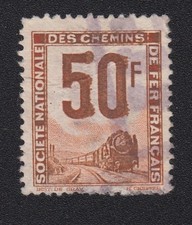 timbre France 1944-47 SNCF
