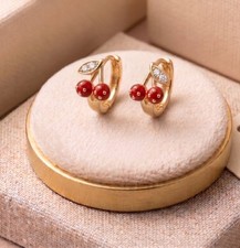 Mini - Créoles - Cerises -
