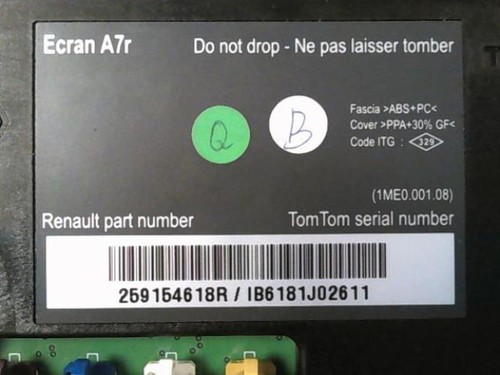 Ecran gps renault - gps,