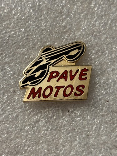 Pin pavé moto dorée golden - pin's,