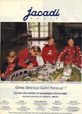 PUBLICITE ADVERTISING  1994    JACADI  vetements enfants édition Belge