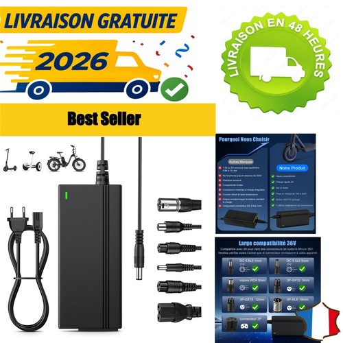 Chargeur trottinette - chargeur,