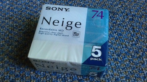 Minidisc sony neige série - sony,