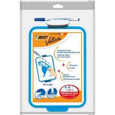BIC Ardoise effaçable VELLEDA double face, avec feutre et effacette, 19x26cm