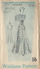 1940s Vintage Couture Motif