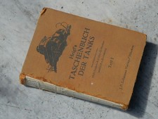 ARMEE ALLEMANDE - rare Livre allemand 1935 Taschenbuch der Tanks CKO25TNK001