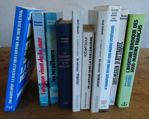 Lot livres marine - de,