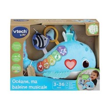 VTECH OCÉANE, MA BALEINE MUSICALE (BOUTEILLES PLASTIQUES RECYCLÉES)