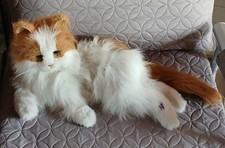 CHAT peluche "Moustache" Roux/blanc Hasbro Furreal Friends  Interactive 