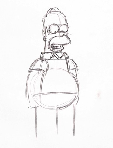 The simpsons homer anime - simpsons,