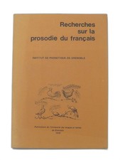 Phonétique Linguistique - Recherches sur la prosodie du français - 1979
