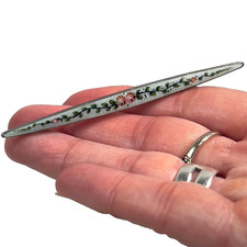 BROCHE ARGENT Guilloché ART