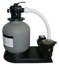 Kit de filtration à sable piscine filtre à sable avec pompe 14 m³ et  préfiltre