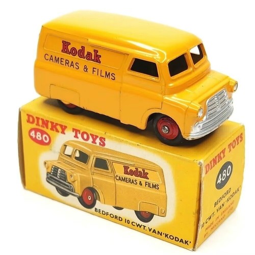 Bedford cwt van kodak dinky - bedford,