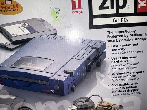 Iomega 100mb external zip - 100mb,